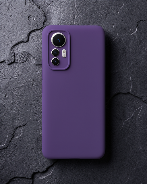 Xiaomi Mi 12 Lite Kılıf Nano İçi Kadife Silikon - Mor