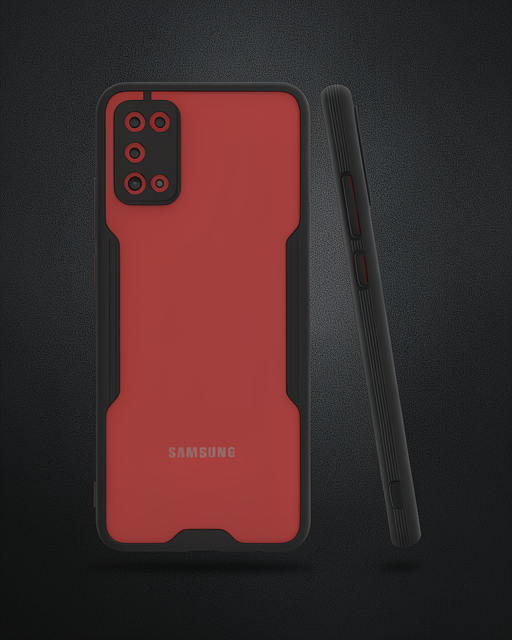 Samsung Galaxy A02s Kılıf Platin Silikon - Siyah