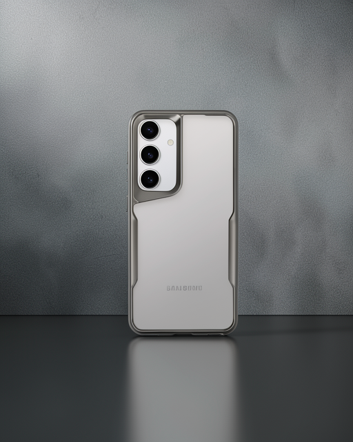 Samsung Galaxy A24 4g Kılıf Boyi Silikon Kapak - Titan Gri