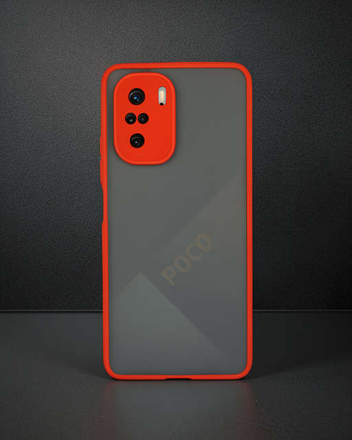 Xiaomi Poco F3 Kılıf Montreal Silikon Kapak - Kırmızı