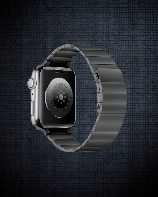 Apple Watch 38mm Kr404 Huks Kordon - Siyah