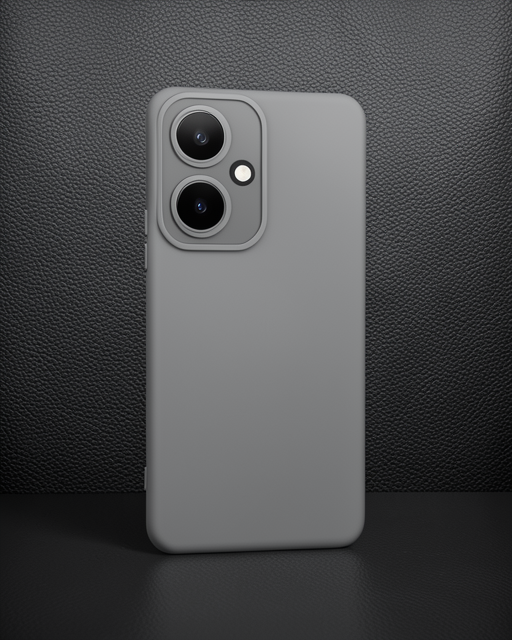 Vivo Y27 Kılıf Nano İçi Kadife Silikon - Gri