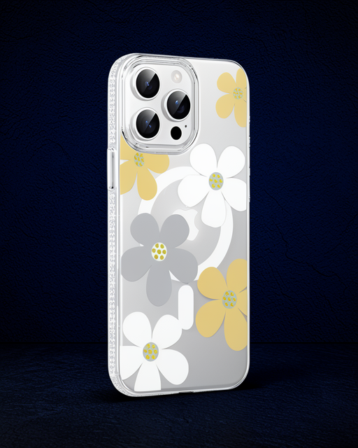 Joko Apple İphone 14 Pro Max Floral Magsafe Kapak - Sarı