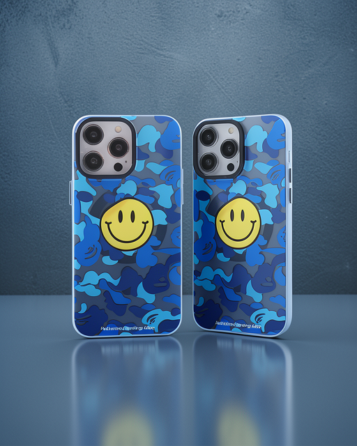 Apple İphone 13 Pro Kılıf Apollo Magneticsafe Desenli Kapak - Apollo Mavi - 1