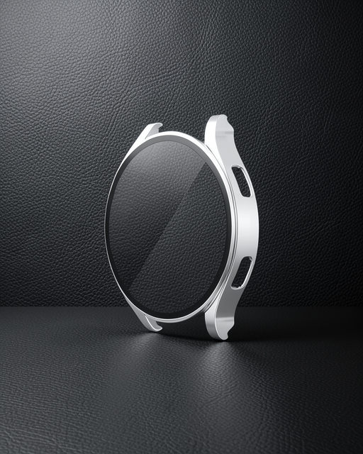 Watch 5 44mm Wall Camlı Kasa Ekran Koruyucu - Gümüş