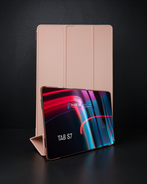 Samsung Galaxy T870 Tab S7 11 Kılıf Tablet Smart Kılıf - Rose Gold