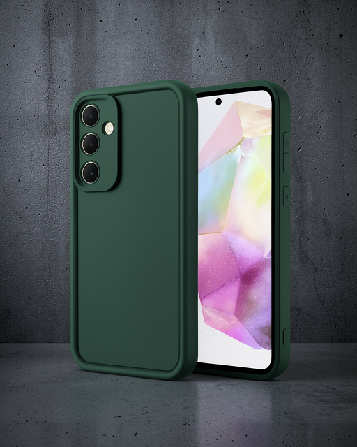 Samsung Galaxy A26 Kılıf Viera Silikon - Koyu Yeşil