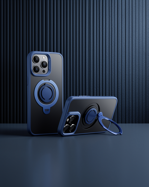 Joko Apple İphone 15 Pro Max Avatar 360 Dönen Magsafe Kapak - Lacivert