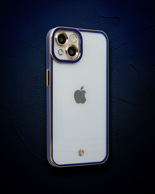 Apple İphone 14 Plus Kılıf Liva Lens Silikon - Mavi