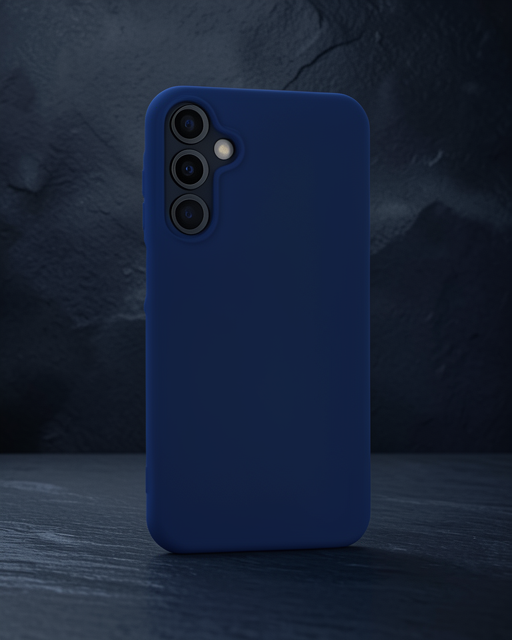 Samsung Galaxy A25 5g Kılıf Nano İçi Kadife Silikon - Lacivert