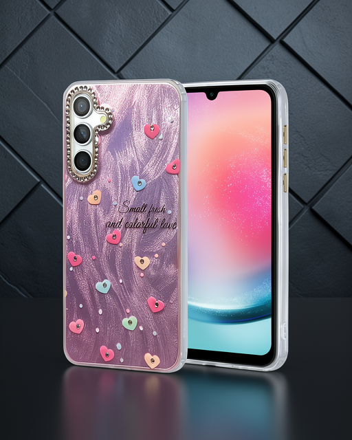 Samsung Galaxy A24 4g Kılıf Blade Aynalı Desenli Kapak - Desen 8