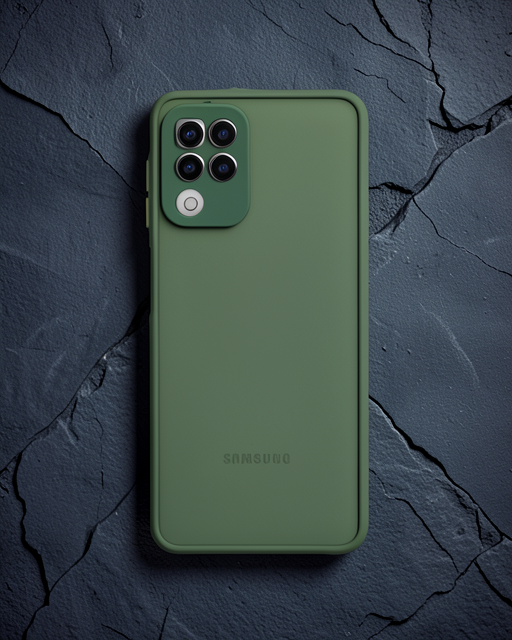 Samsung Galaxy A22 Kılıf Montreal Silikon Kapak - Yeşil