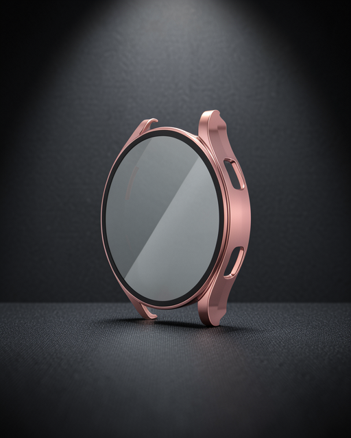 Watch 5 44mm Wall Camlı Kasa Ekran Koruyucu - Rose Gold