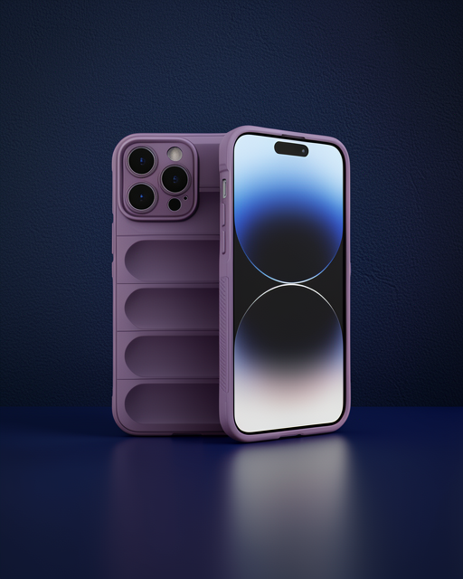 Apple İphone 13 Pro Max Kılıf Optimum Silikon - Mor