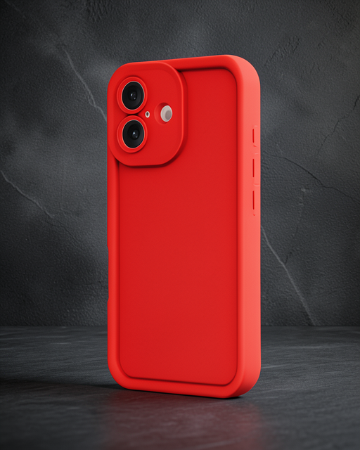 Apple İphone 16 Kılıf Viera Silikon - Kırmızı