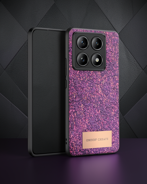 Onegif Xiaomi Mi 14t Pro Bright Simli Kapak - Derin Mor