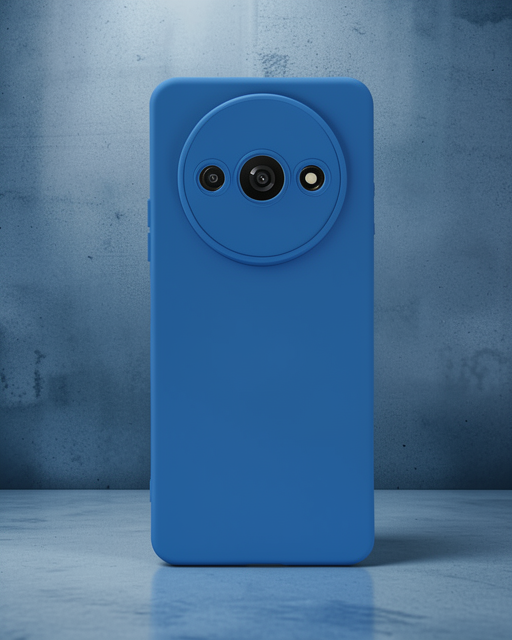 Xiaomi Redmi A3 4g Kılıf Nano İçi Kadife Silikon - Mavi