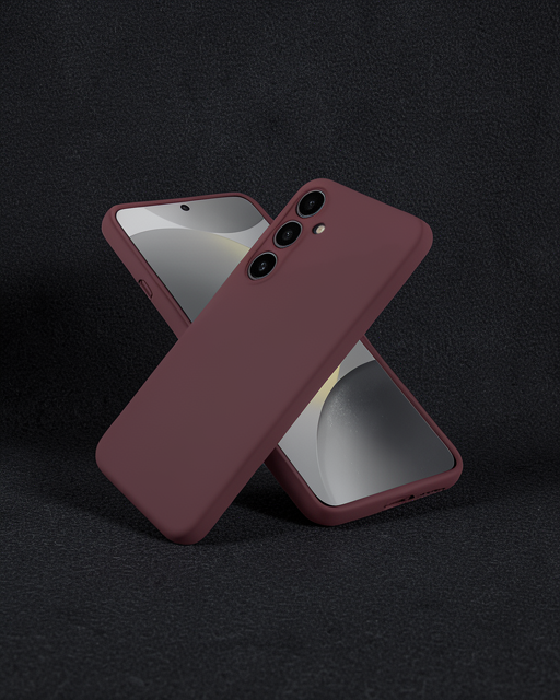 Samsung Galaxy A26 Kılıf First Silikon - Mürdüm