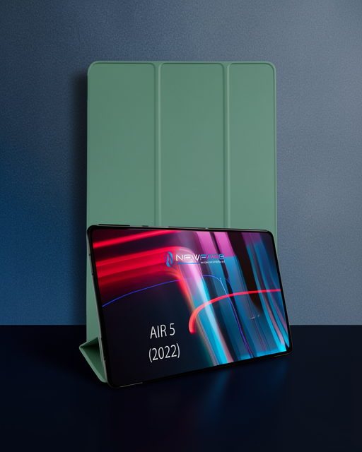 Apple İpad Air 5 (2022) Kılıf Tablet Smart Kılıf - Koyu Yeşil