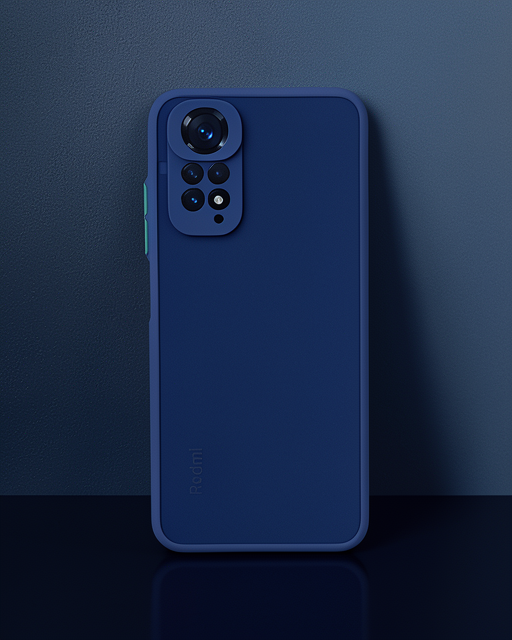 Xiaomi Redmi Note 11 Kılıf Montreal Silikon Kapak - Lacivert