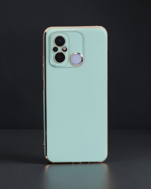 Xiaomi Redmi 12c Kılıf Volet Silikon - Açık Yeşil
