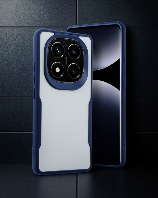 Xiaomi Redmi Note 14 Pro Plus Kılıf Boyi Silikon Kapak - Lacivert