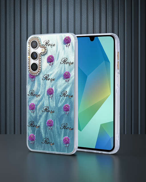 Samsung Galaxy S24 Fe Kılıf Blade Aynalı Desenli Kapak - Desen 9