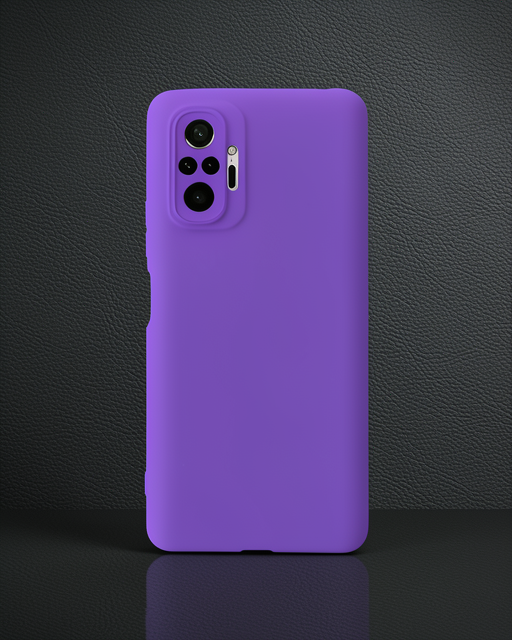 Xiaomi Redmi Note 10 Pro Kılıf Nano İçi Kadife Silikon - Mor