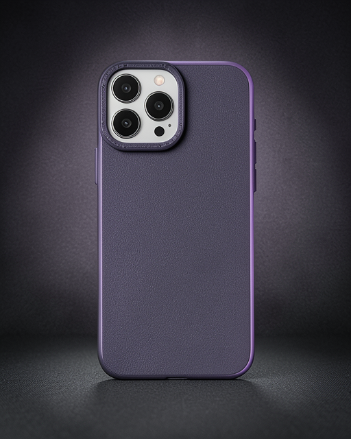 Apple İphone 15 Pro Kılıf Modos Metal Kapak - Derin Mor