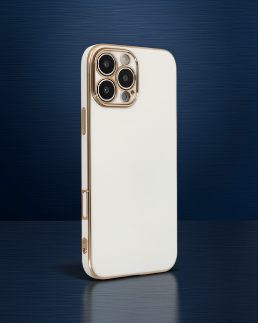 Apple İphone 16 Pro Max Kılıf Volet Silikon - Beyaz
