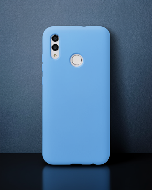 Huawei P Smart 2019 Kılıf Nano İçi Kadife Silikon - Mavi