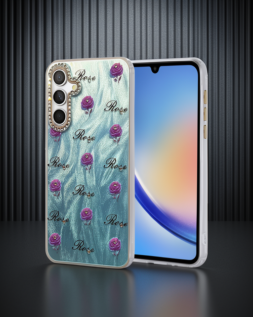 Samsung Galaxy A34 5g Kılıf Blade Aynalı Desenli Kapak - Desen 9