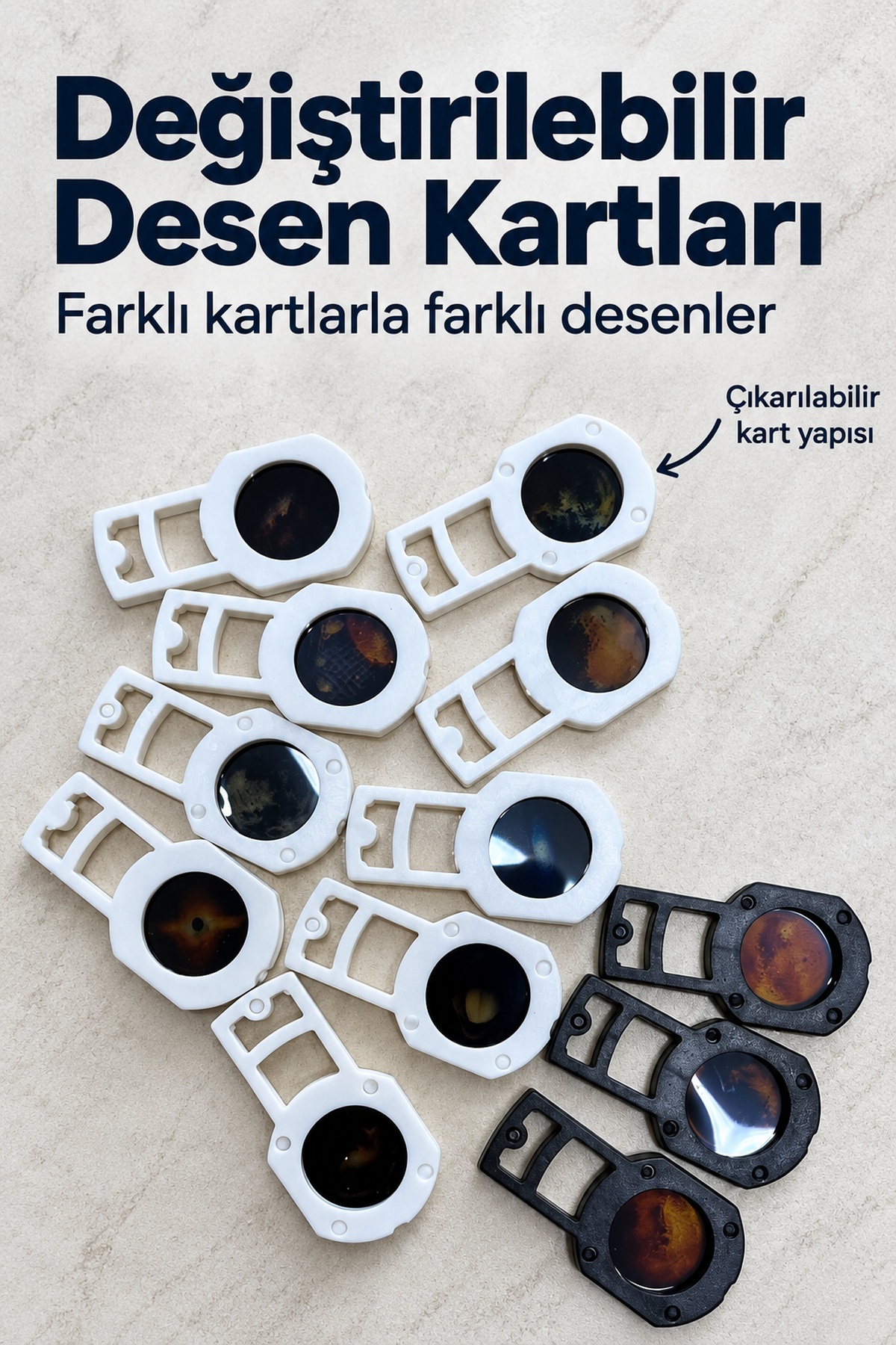 USB Projeksiyon Lambası Değiştirilebilir Desen Kartlı Roket Tasarımlı (Kopya)