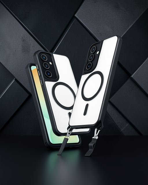 Samsung Galaxy S23 Fe Kılıf Enka Magsafe Silikon Kılıf - Siyah