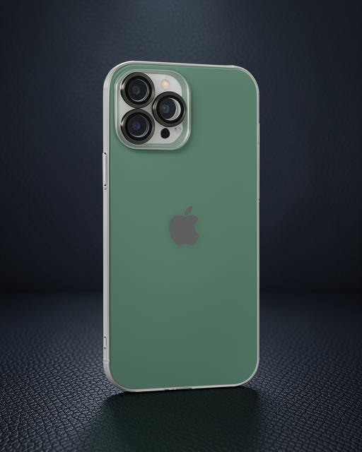 Apple İphone 13 Pro Max Kılıf Luko Lens Silikon - Yeşil