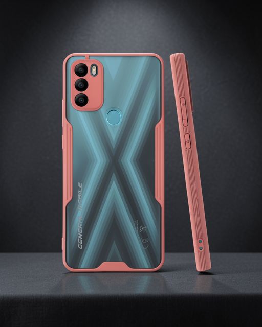 General Mobile Gm 21 Plus Kılıf Platin Silikon - Pembe