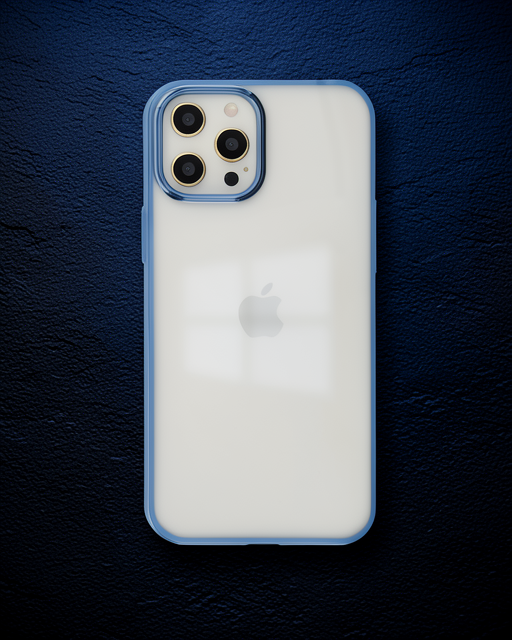 Apple İphone 12 Pro Max Kılıf Element Silikon - Mavi