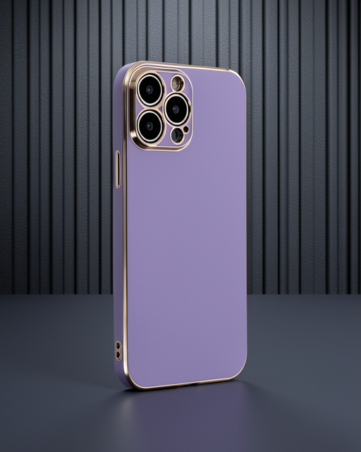 Apple İphone 14 Pro Max Kılıf Volet Silikon - Mor