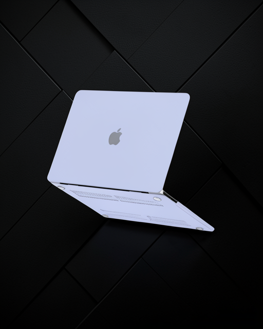 Apple Macbook Pro 13 2021 Macbook Buzlu Kapak - Lila