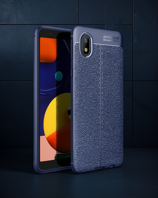 Samsung Galaxy A01 Core Kılıf Auto Focus Kapak - Lacivert