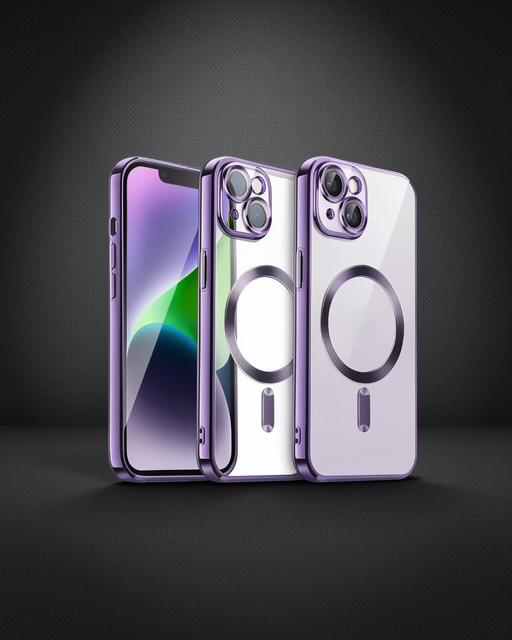 Apple İphone 15 Kılıf Kross Magneticsafe Kapak - Mor