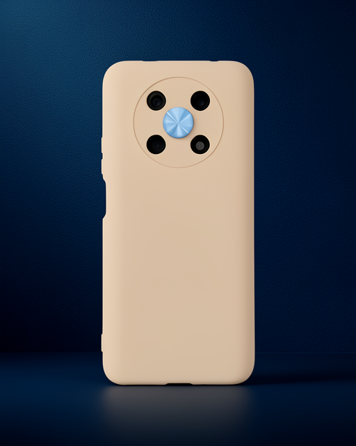 Huawei Nova Y90 Kılıf Nano İçi Kadife Silikon - Pudra