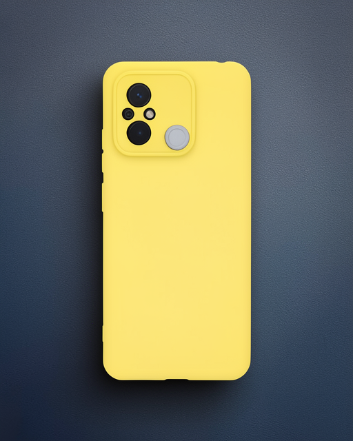 Xiaomi Redmi 12c Kılıf Nano İçi Kadife Silikon - Sarı