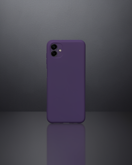 Samsung Galaxy A04 Kılıf Nano İçi Kadife Silikon - Mor