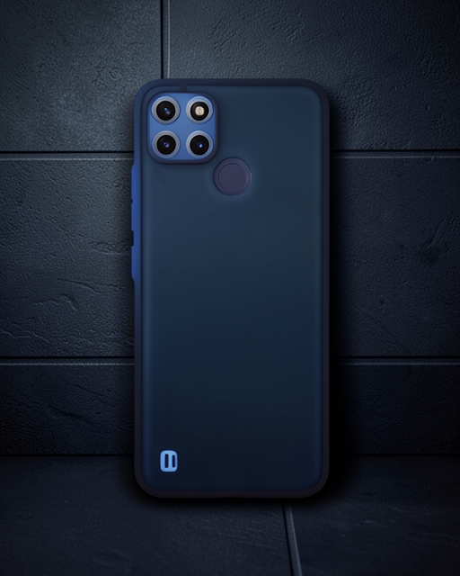 Realme C21y Kılıf Montreal Silikon Kapak - Lacivert