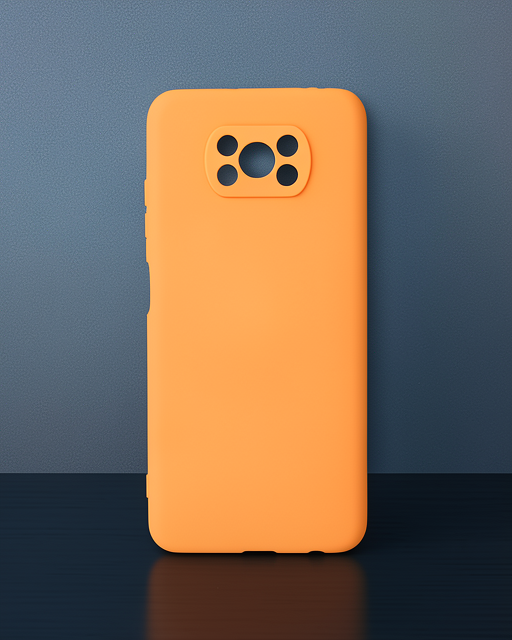 Xiaomi Pocophone X3 Kılıf Nano İçi Kadife Silikon - Turuncu