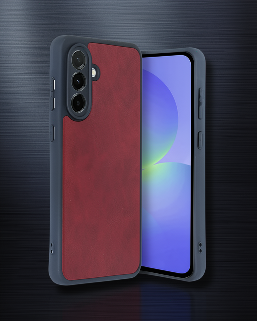 Samsung Galaxy A56 Kılıf Aras Deri Kapak - Bordo