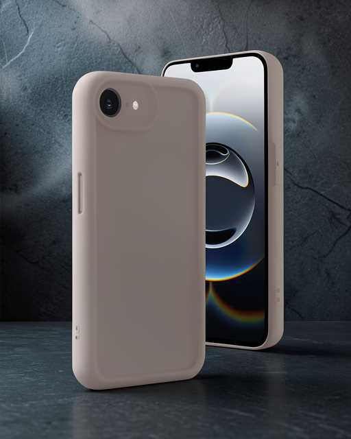 Apple İphone 16e Kılıf Viera Silikon - Kahverengi