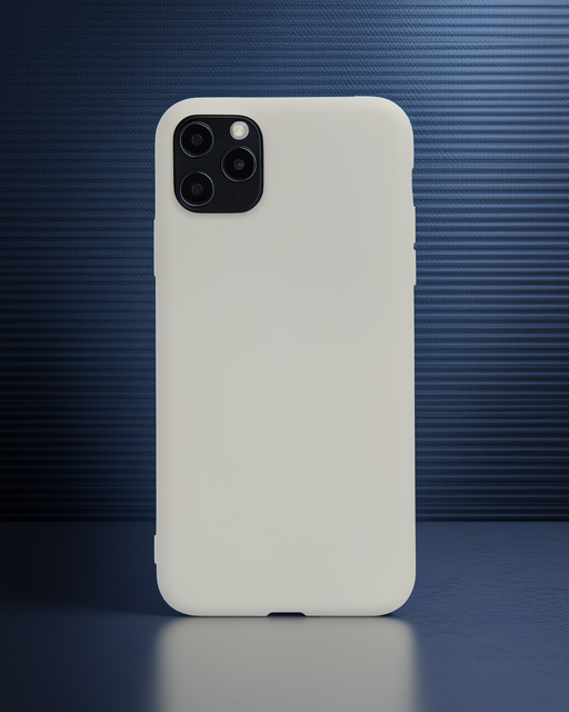 Apple İphone 11 Pro Max Kılıf Nano İçi Kadife Silikon - Bej
