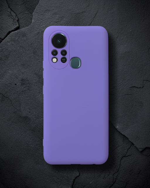 İnfinix Hot 11s Kılıf Nano İçi Kadife Silikon - Mor